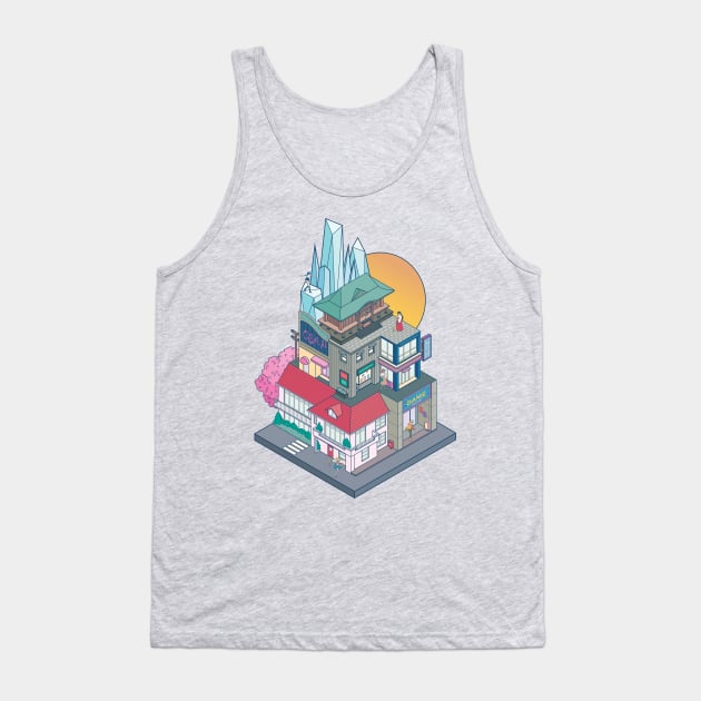 Sailor Moon 90's Universe Tank Top by Nerdy Tummy